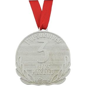 3rd marriage anniversary medal